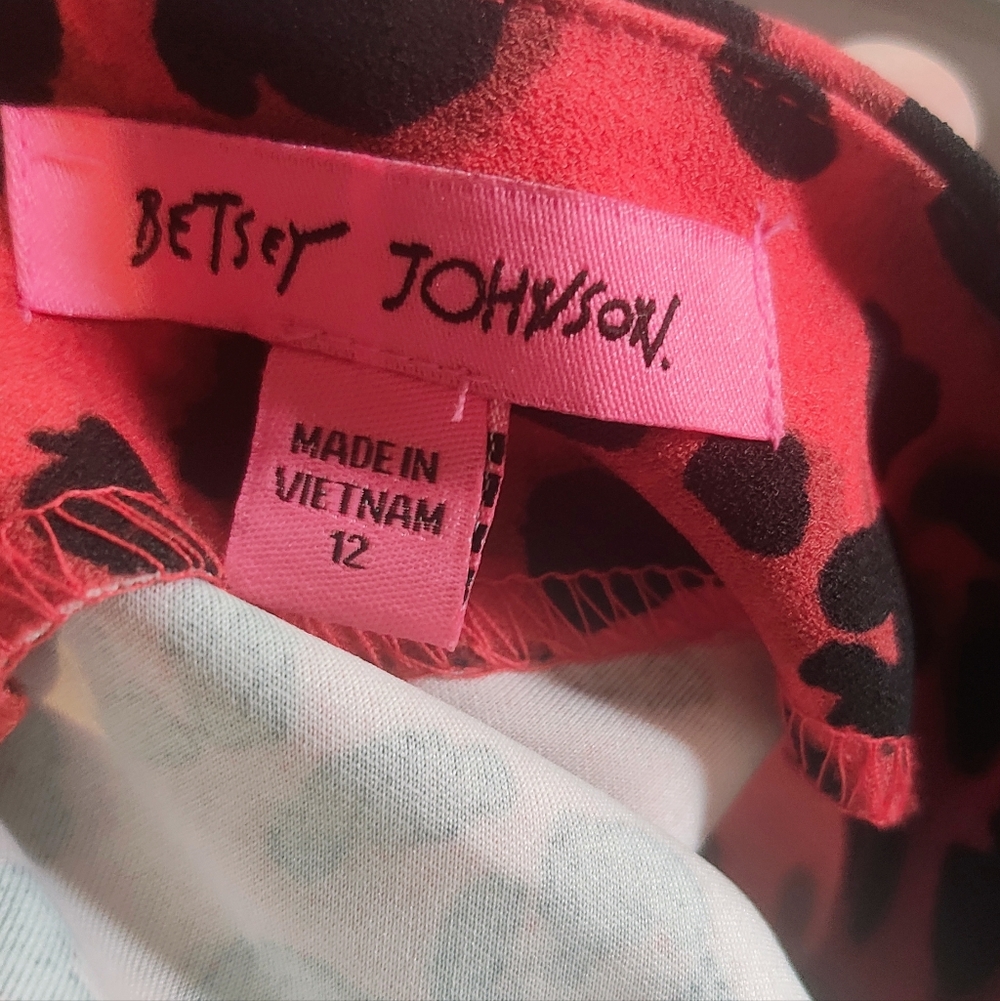 Betsey Johnson Red and Black Mini Dress - Picture 11 of 13
